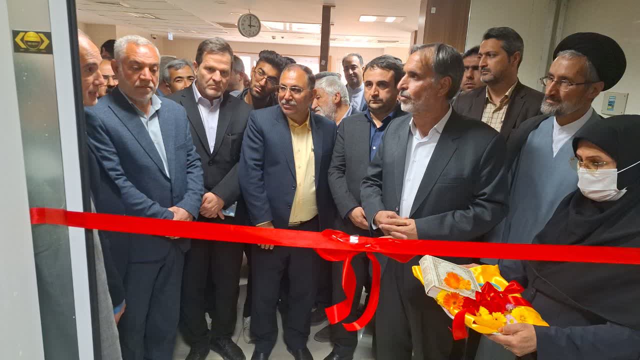افتتاح واحد تصویرد برداری و ct انژیو بیمارستان توسط معاون درمان وزارت بهداشت