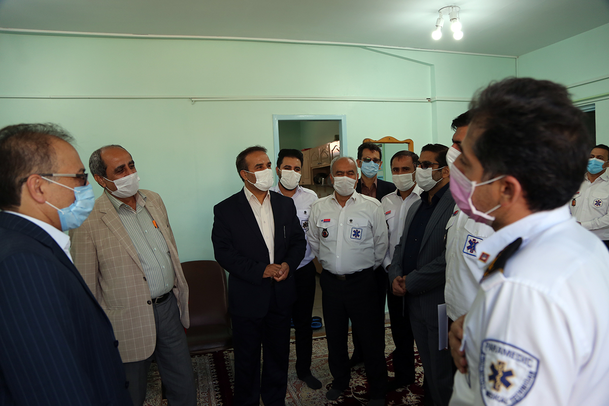بازدید دکتر محمد سرور رئیس اداره اورژانس هوایی کشور از دانشگاه علوم پزشکی خراسان شمالی