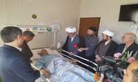 عیادت نماینده ولی فقیه در استان خراسان شمالی از جانباز و آزاده دوران دفاع مقدس محمد عمرانی