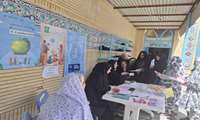 برپایی میز خدمت، غربالگری فشارخون،آموزش ، مشاوره جوانی جمعیت، توزیع رسانه های آموزشی درخصوص آسم ،فشارخون و تالاسمی