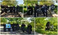 طرح جمع آوری زباله و پاکیزگی محیط پارک رضوان  