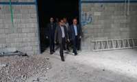 بازدید رئیس دانشگاه علوم پزشکی خراسان شمالی از طرح توسعه بیمارستان پورسینای آشخانه