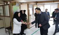 بازدید معاون فرهنگی و دانشجویی دانشگاه از مراکز بهداشتی و اورژانس بجنورد به مناسبت نوروز