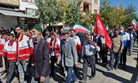رزمایش جانفدایان ایران با حضور کارکنان فوریتهای پزشکی شهرستان فاروج