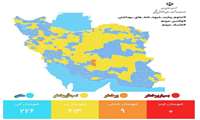 7 شهرستان خراسان شمالی در وضعیت زرد کرونایی