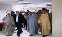 بازدید رییس ، معاونين و اعضاي ستاد امر به معروف و نهي از منكر دانشگاه به همراه نماینده ولی فقیه در استان از بیمارستان امام حسن(ع) بجنورد
