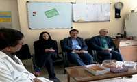 حضور رئیس دانشگاه در بیمارستان بنت الهدی و عرض تبریک روز ماما به همکاران ماما