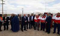 بازدید استاندار و ریاست دانشگاه علوم پزشکی از ایستگاه راهداری و حمل و نقل فاروج