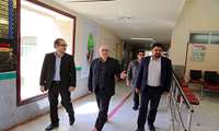 بازدید سرزده ریاست دانشگاه از بیمارستان پور سینای آشخانه در آستانه حلول سال نو