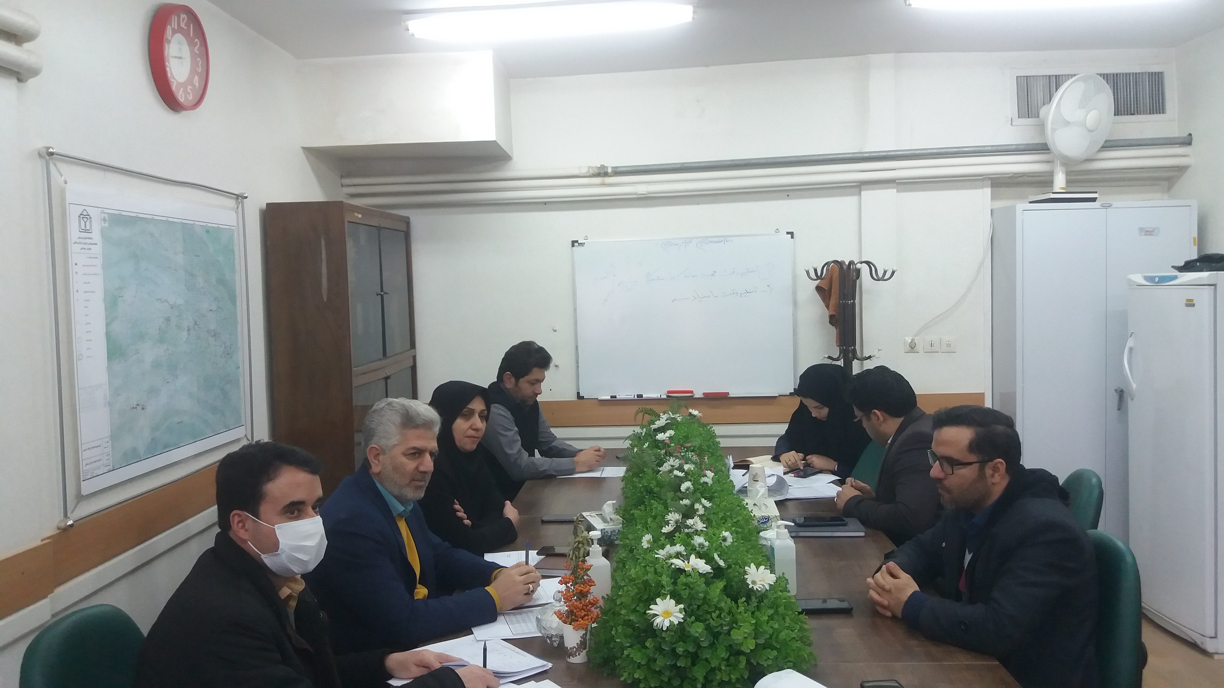 جلسه تعیین تکلیف نگهبانان حوزه بهداشت