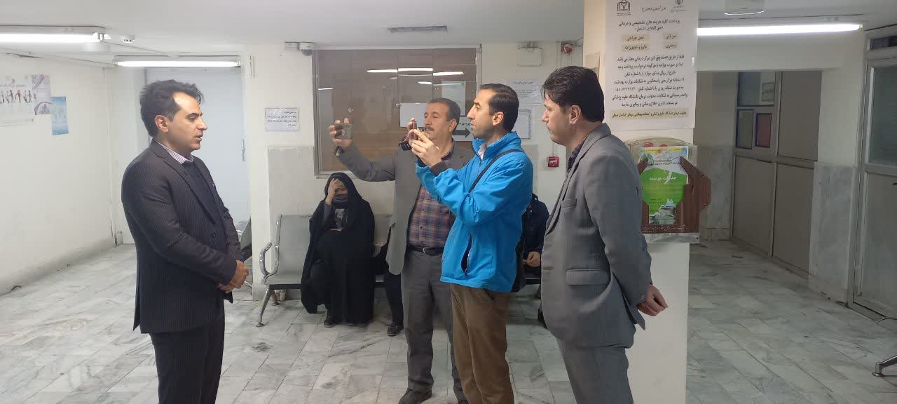 بازدید خبرنگاران شیروانی از بیمارستان امام خمینی(ره) شیروان