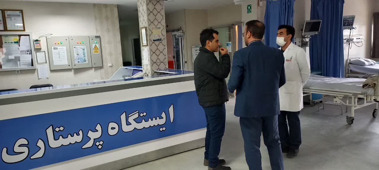 بازدید سرپرست بیمه سلامت شیروان از بیمارستان امام خمینی(ره)