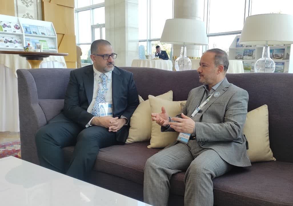 Dr. Shahinfar meeting with the representative of UNICEF in Turkmenistan