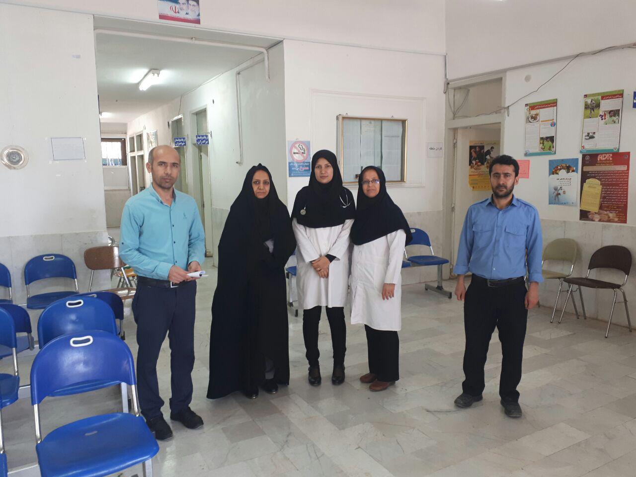 بازدید سرپرست شبکه بهداشت و درمان جاجرم از بیمارستان جوادالائمه(ع) و مرکز  خدمات جامع سلامت شهداء