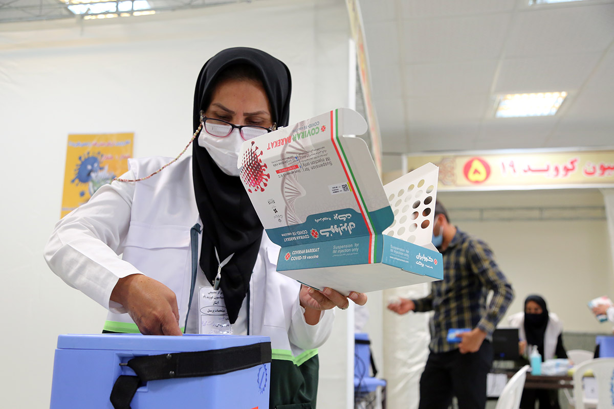 آغاز تزریق واکسن کوو ایران برکت در خراسان شمالی
